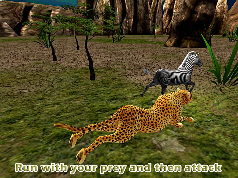 Angry Cheetah Attack Sim 3D