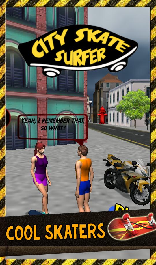 City Skate Surfer