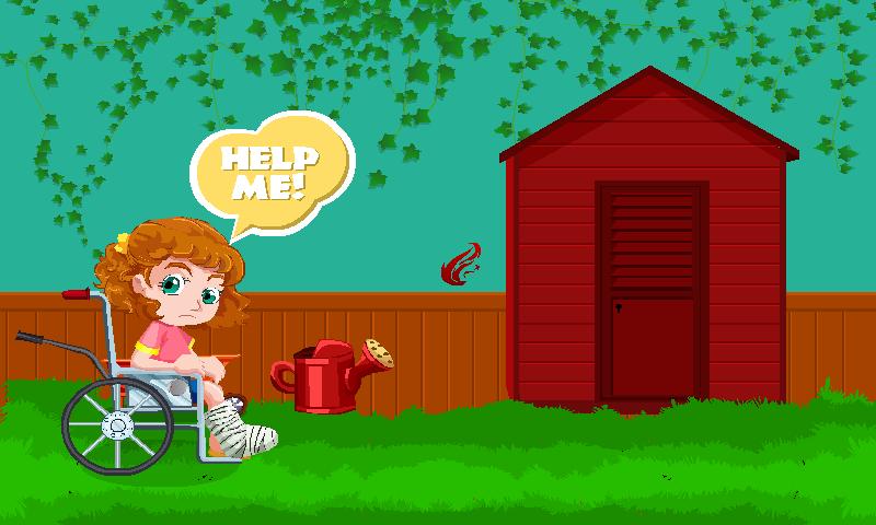 Caucasian Girl Escape