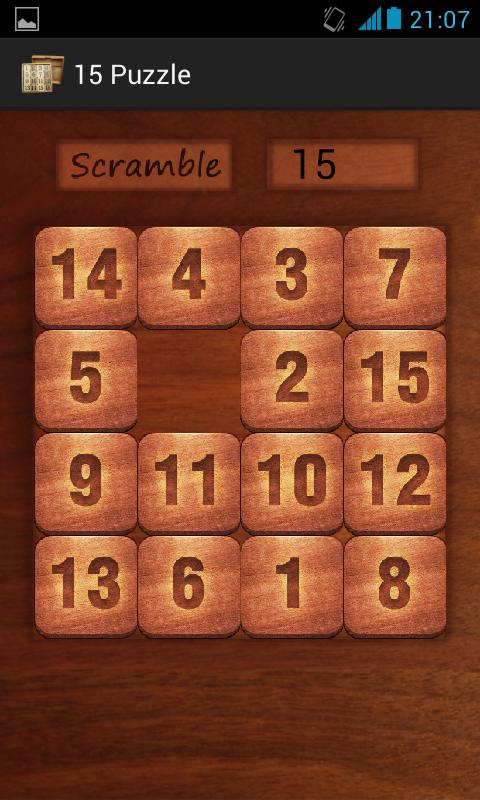 15 Puzzle Logic Game Free