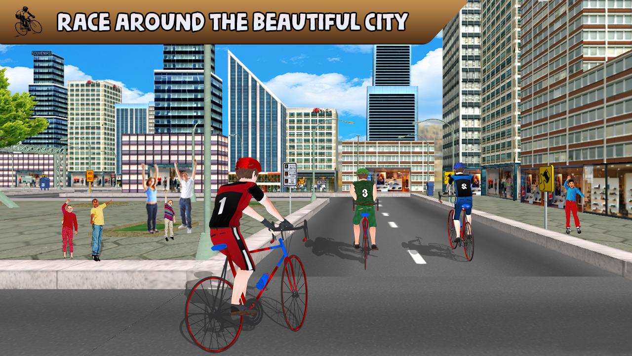 Super Highway Bicycle Race Simulation Game