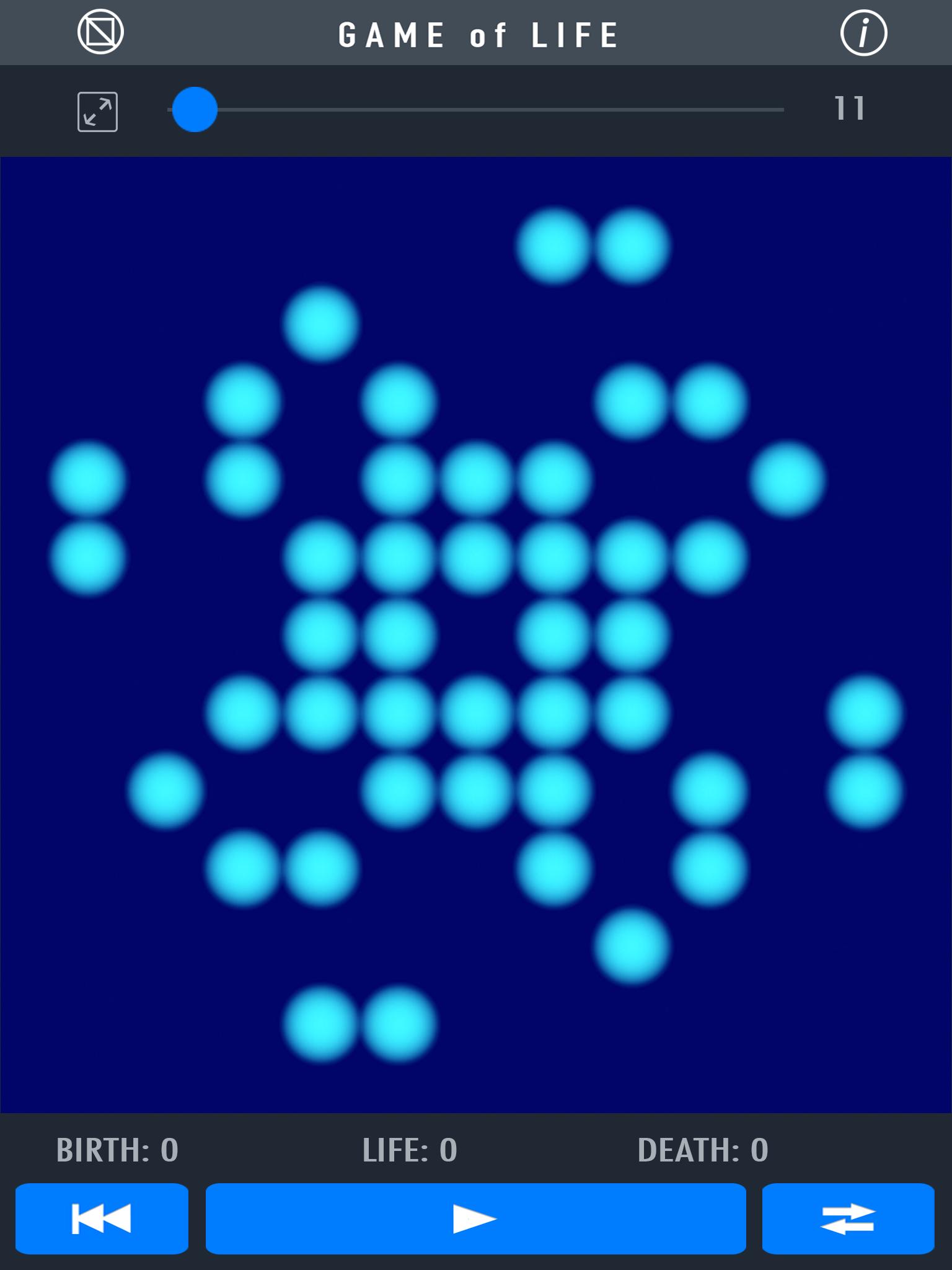 GAME of LIFE: BIRTH and DEATH