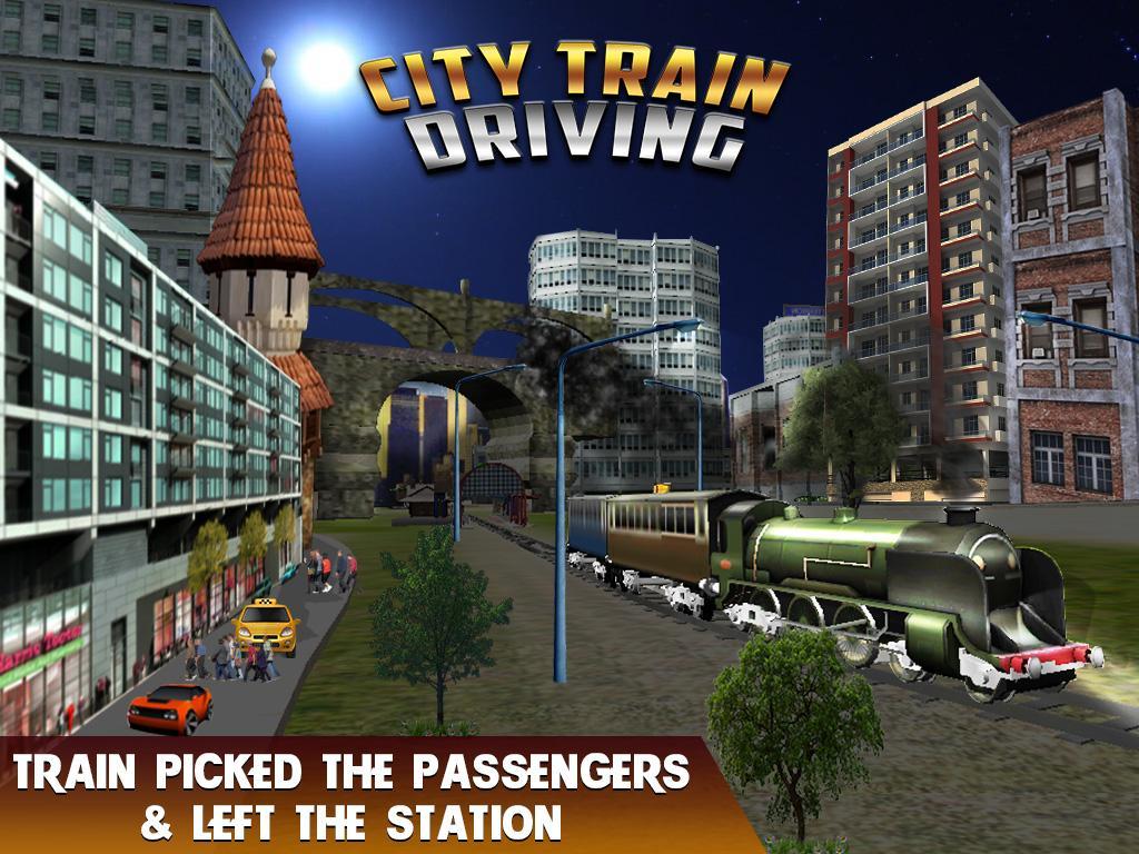 3D City Passenger Train Driver