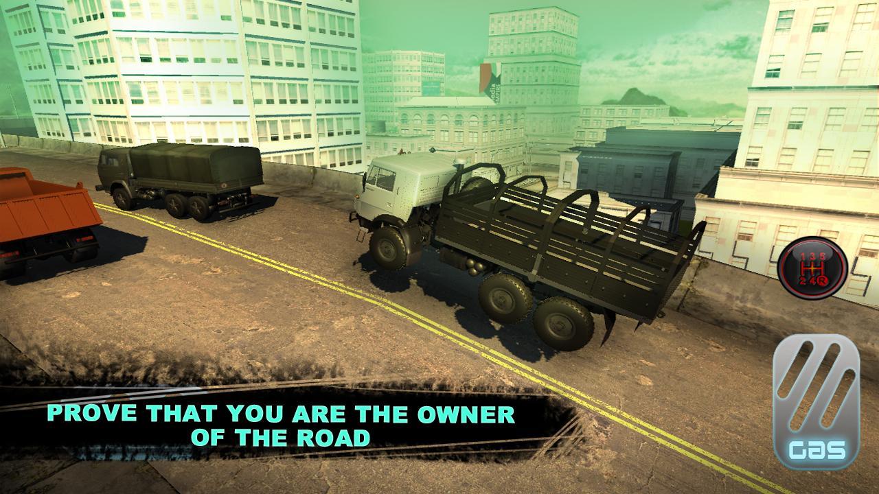 Racer on Truck Kamaz 2017