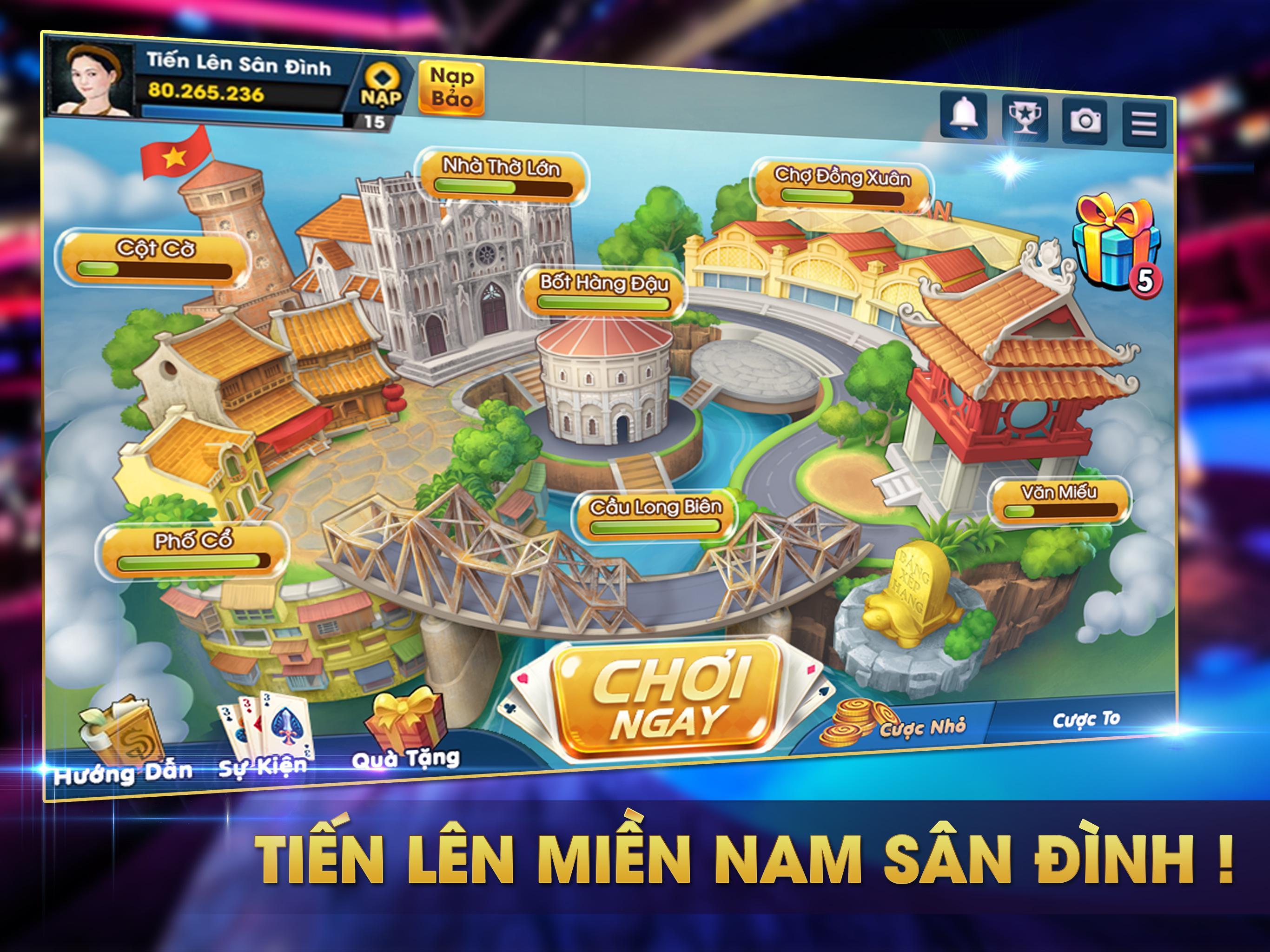 Tien Len Mien Nam San Dinh