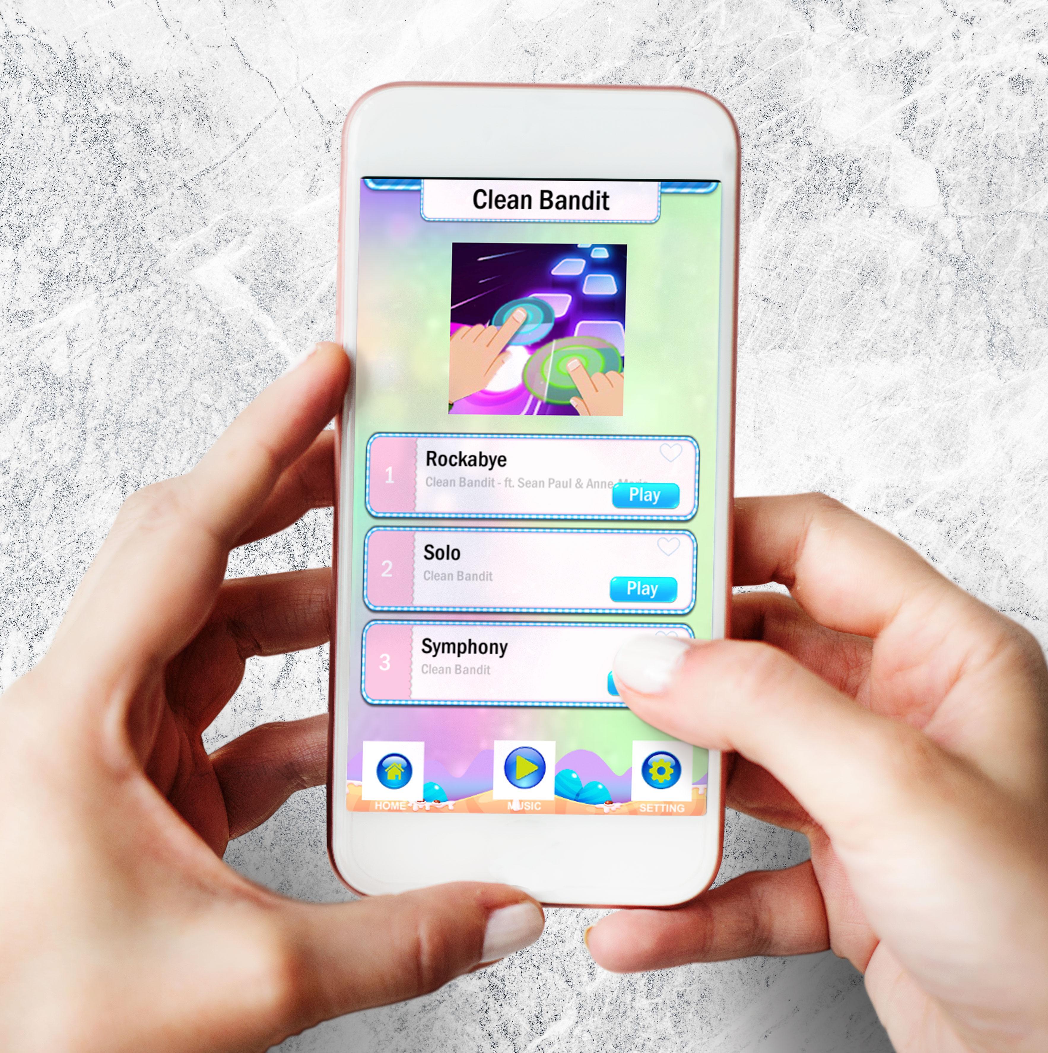 Piano Tiles of Clean Bandit