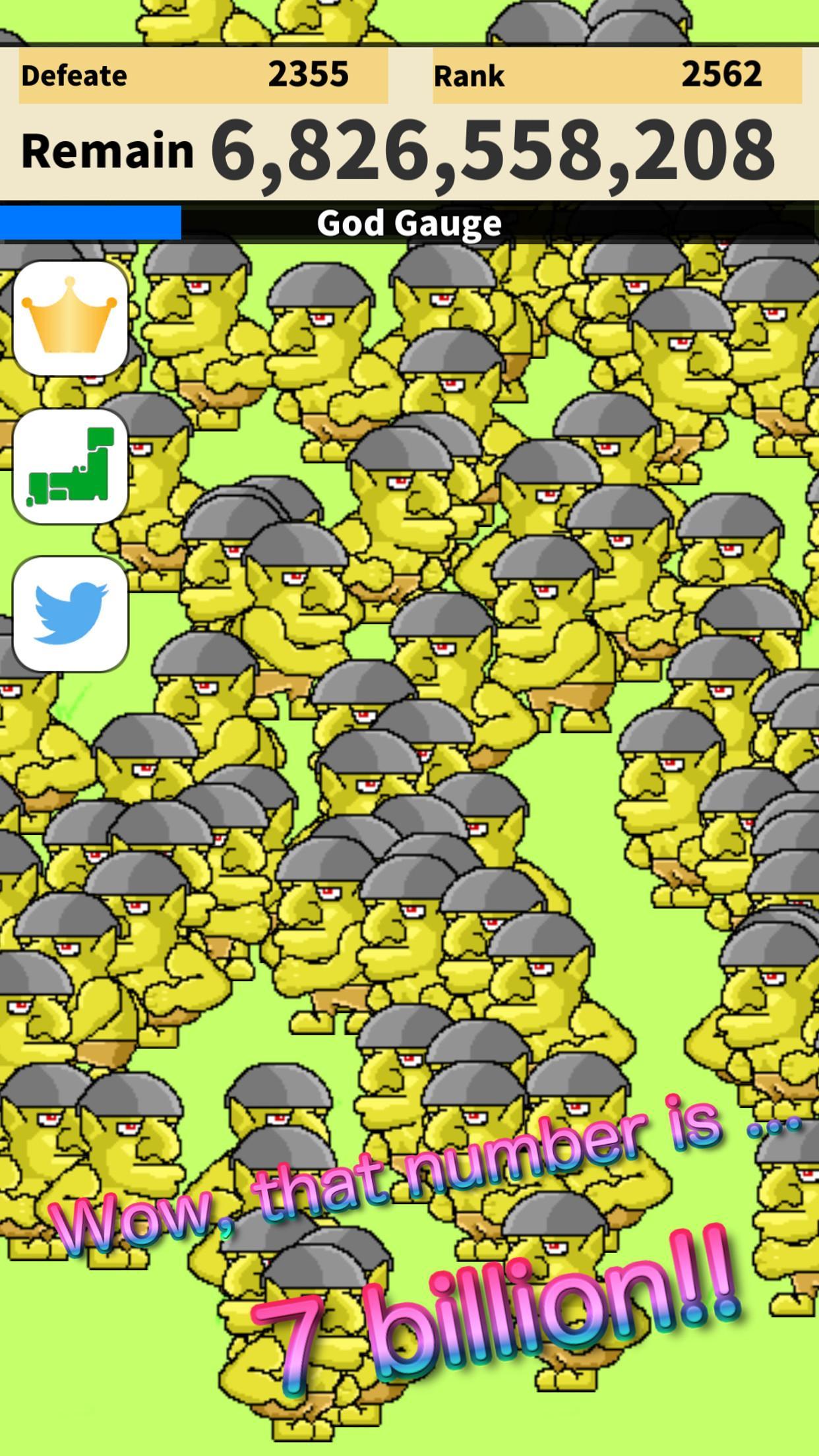 7 Billion Goblin -A pretty brutal hit game-