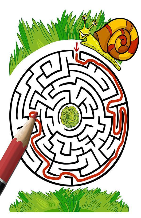 Mazes for kids - Brain games