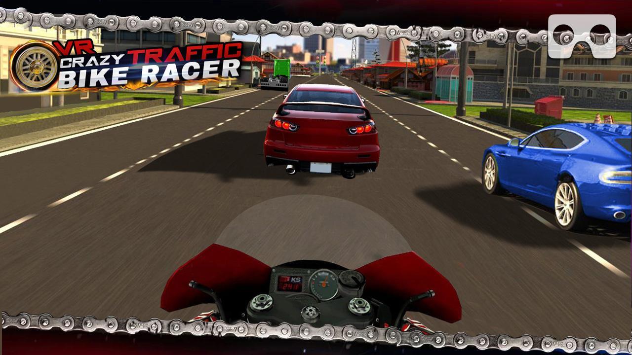 VR Crazy Traffic Bike Racer