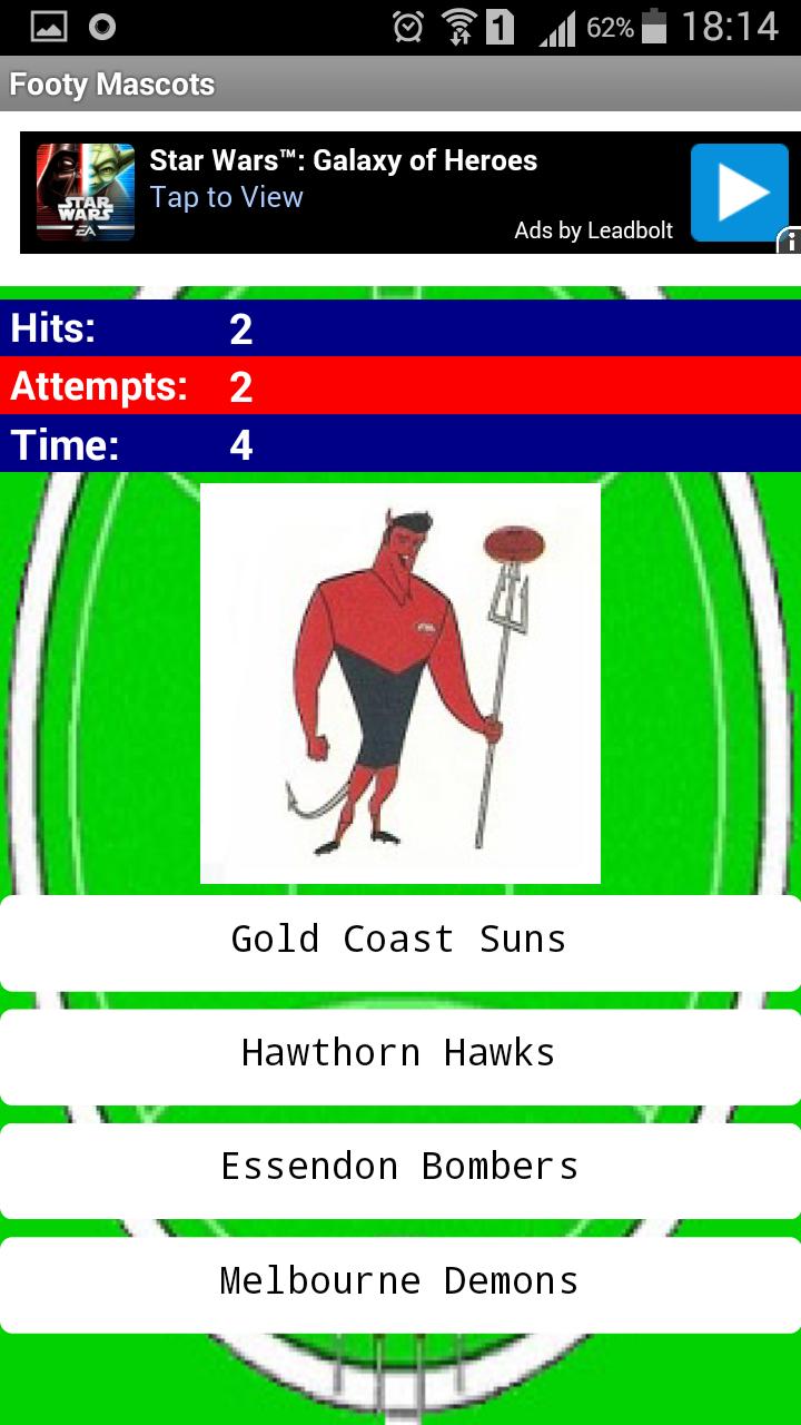 Footy Mascots