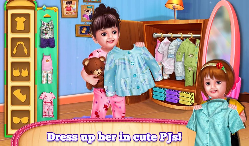 Aadhya's Night Activities Game