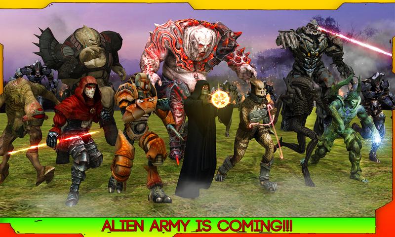 Alien vs Hero: Superhero Epic Battle