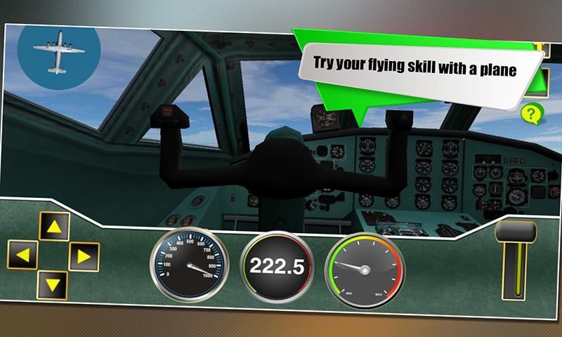 Airport Flight Airplane Sim 3D