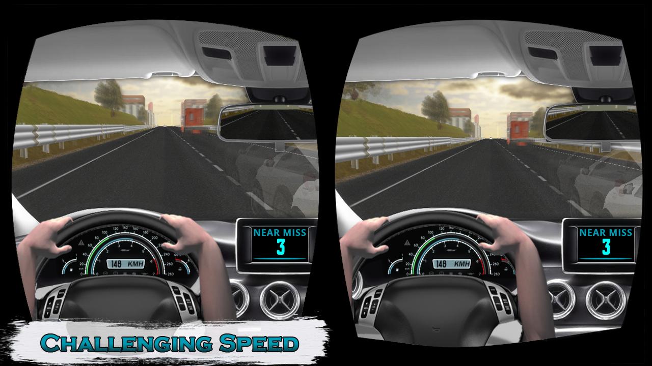 VR Highway Escape Rush: Endless Racing Simulator