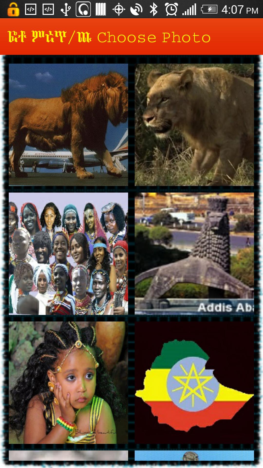 Ethiopian Puzzle