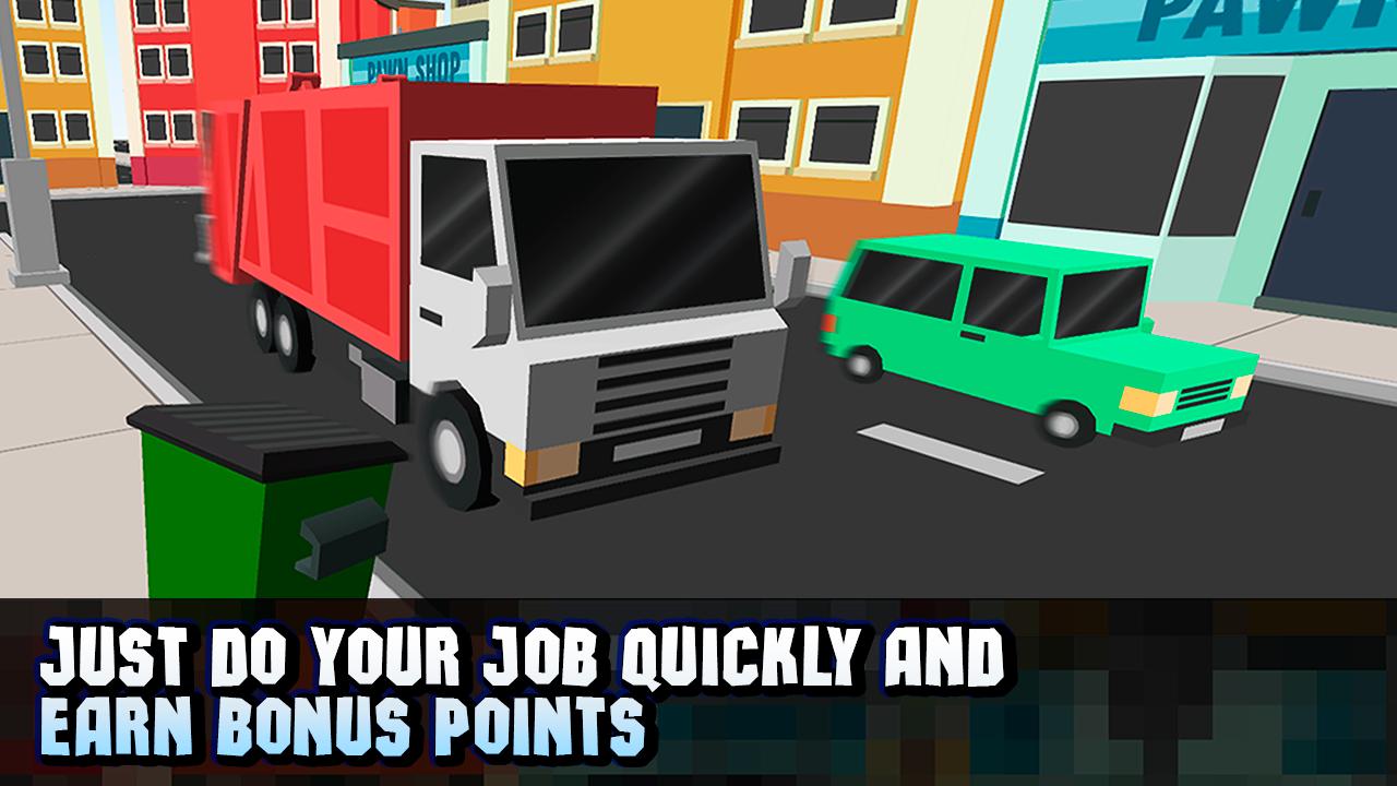 Cube Garbage Truck Simulator
