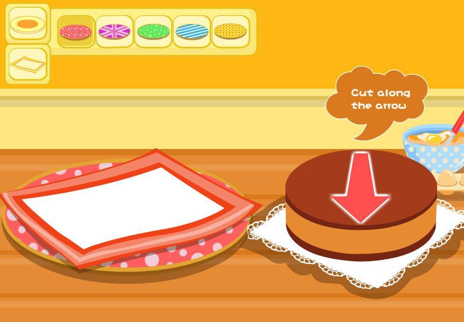 Cake imagination decoration