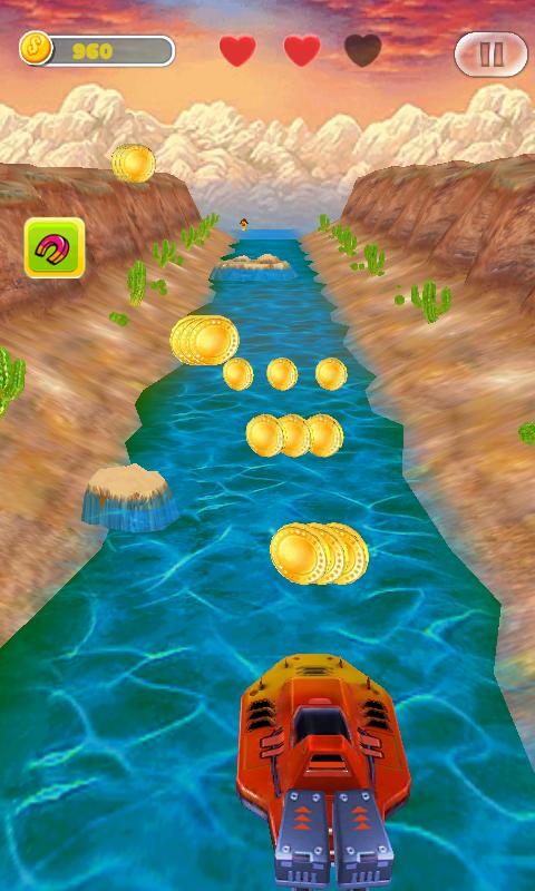 Ski boat racing 3D