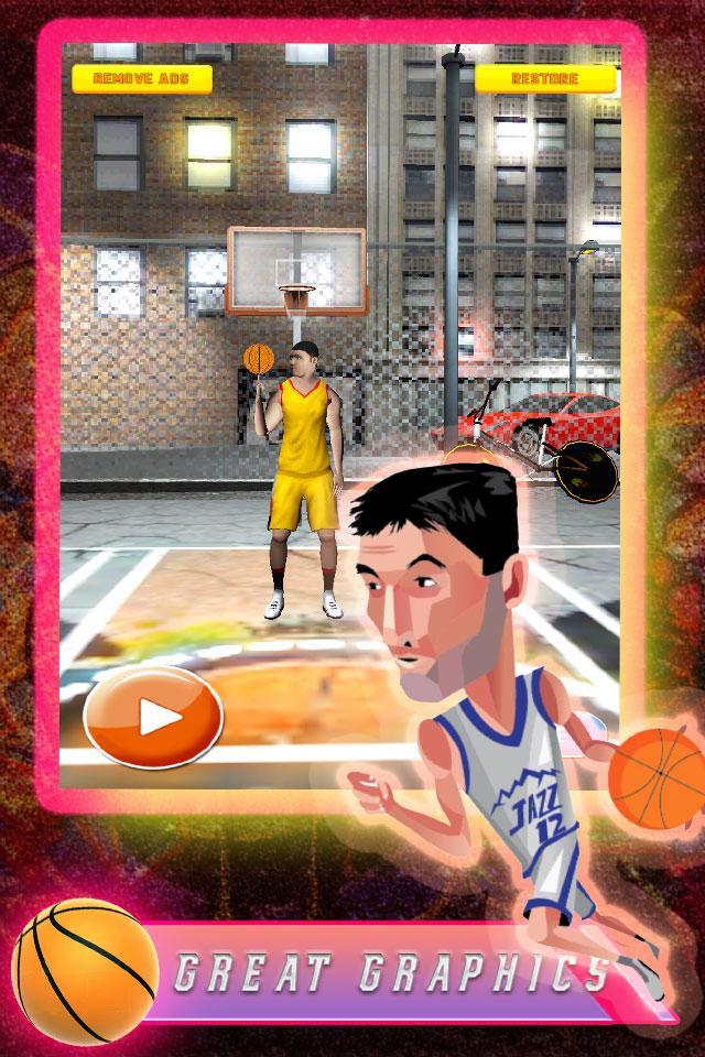 3D Basketball stars shot 2016