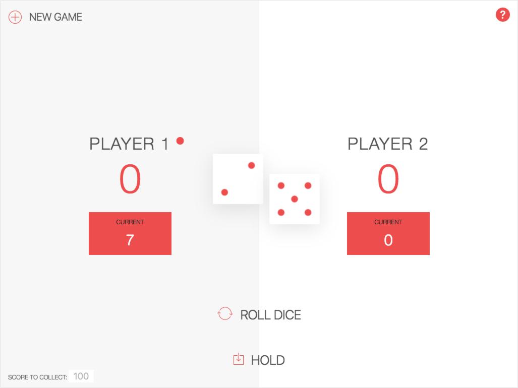 Pig Dice Game